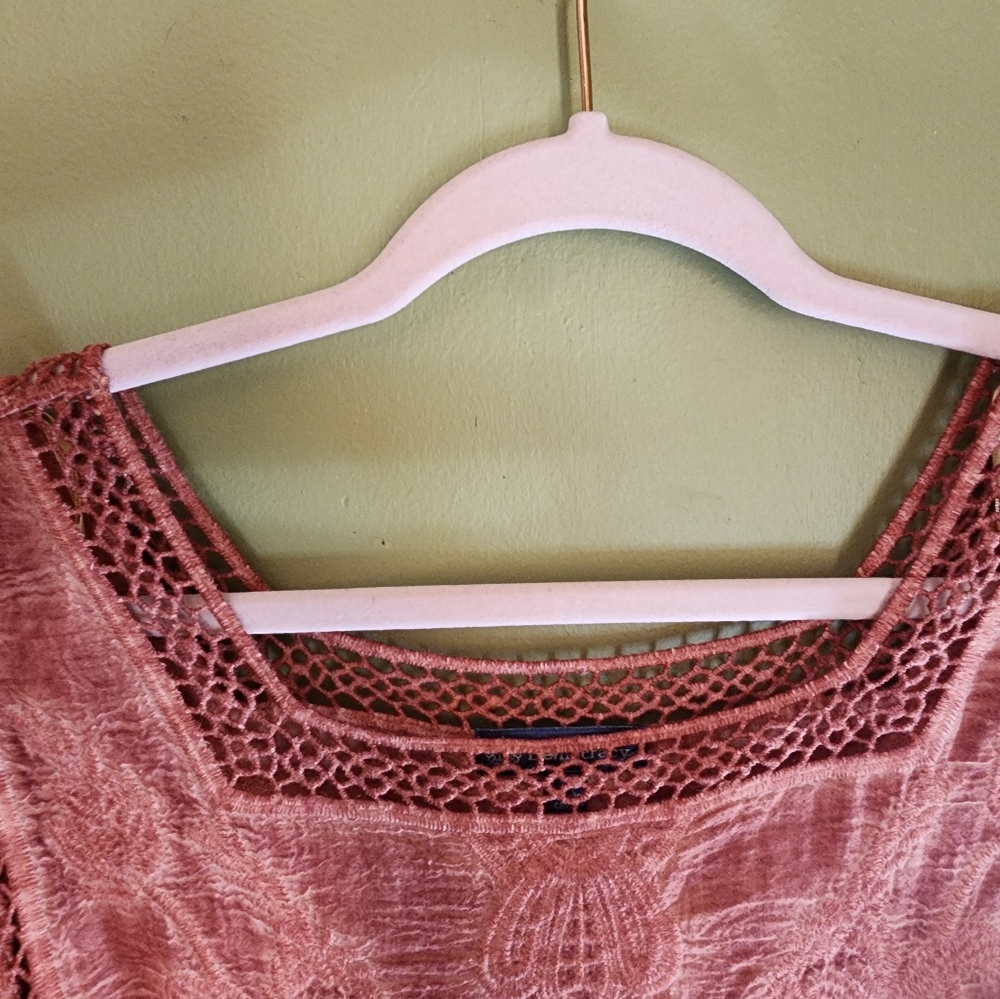 Democracy Boho Rust Top Small - Picture 5 of 11